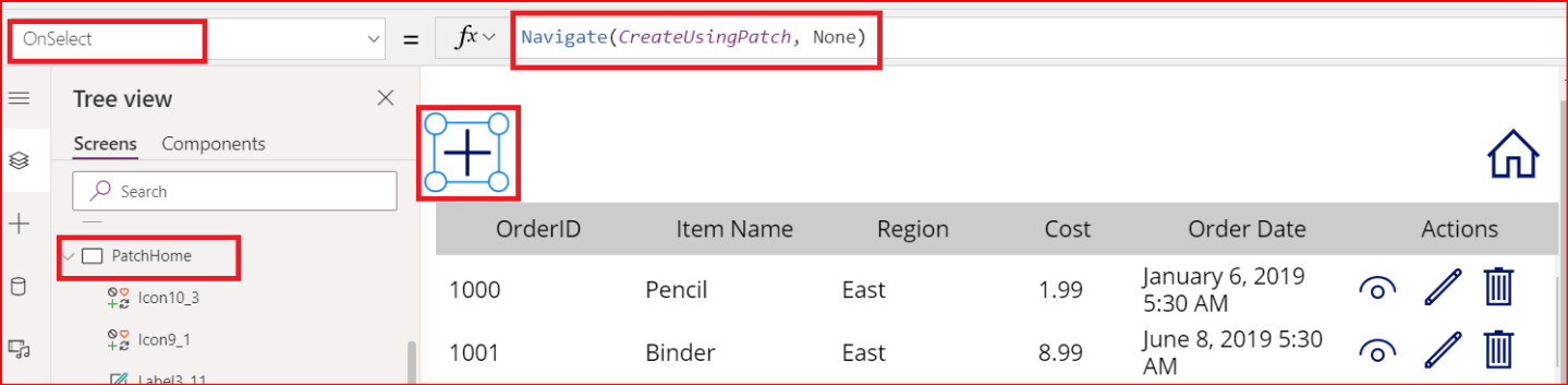 Using Patch function to submit data from a Custom Form in Power Apps ...