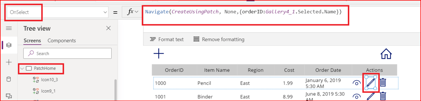Using Patch function to submit data from a Custom Form in Power Apps ...